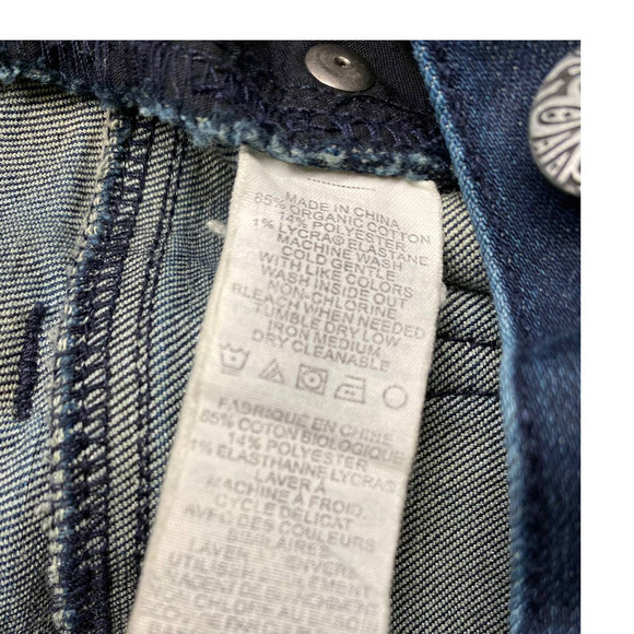 Prana Womens Honour Mid-Rise‎ Relaxed Fit Straight Boyfriend Dark Jeans … - Picture 7 of 10